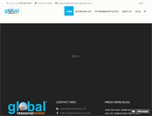 Tablet Screenshot of globalresourcebroker.com